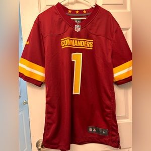 Jahan Dotson Burgandy Washington Commanders jersey